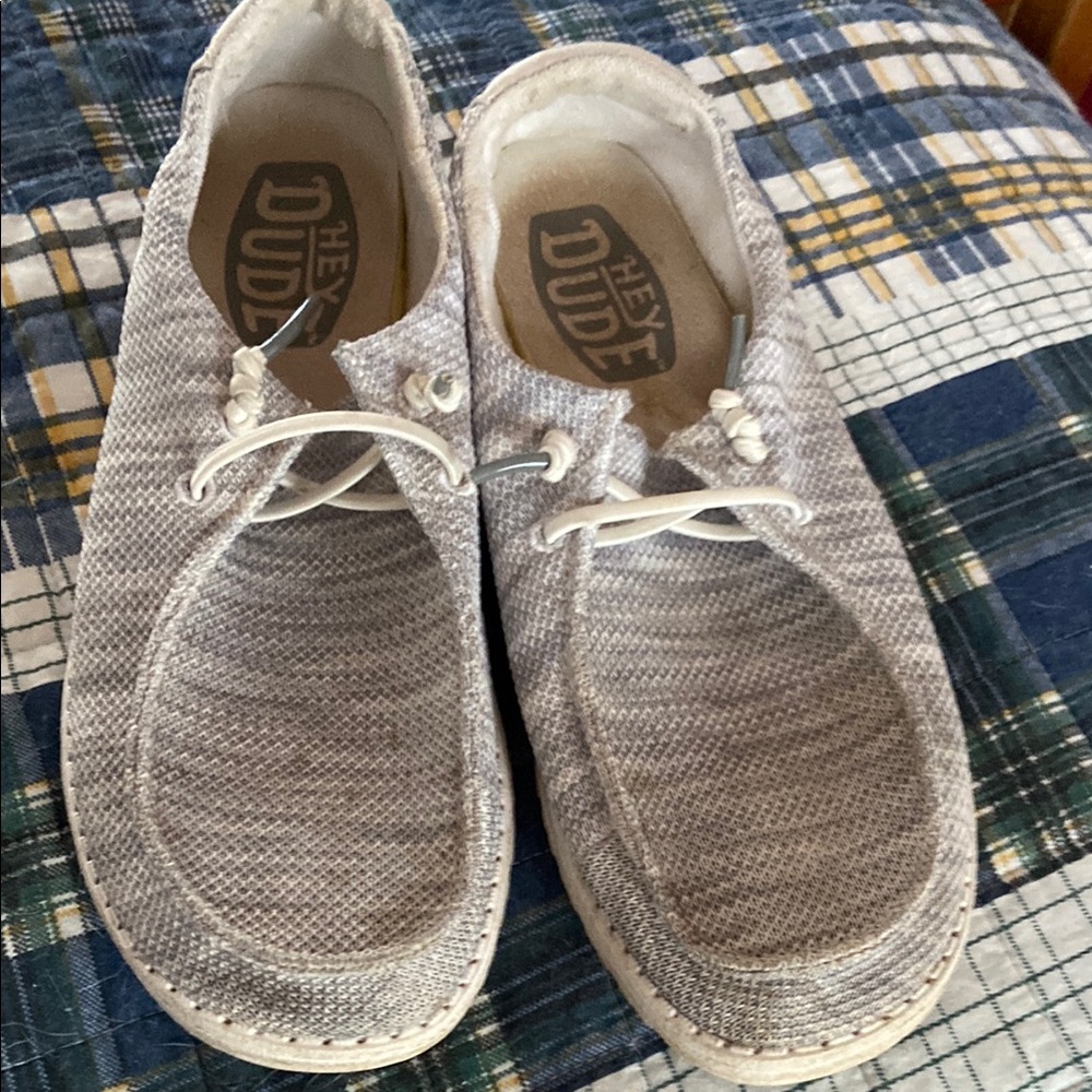 Hey Dude Women’s Casual Gray Shoes